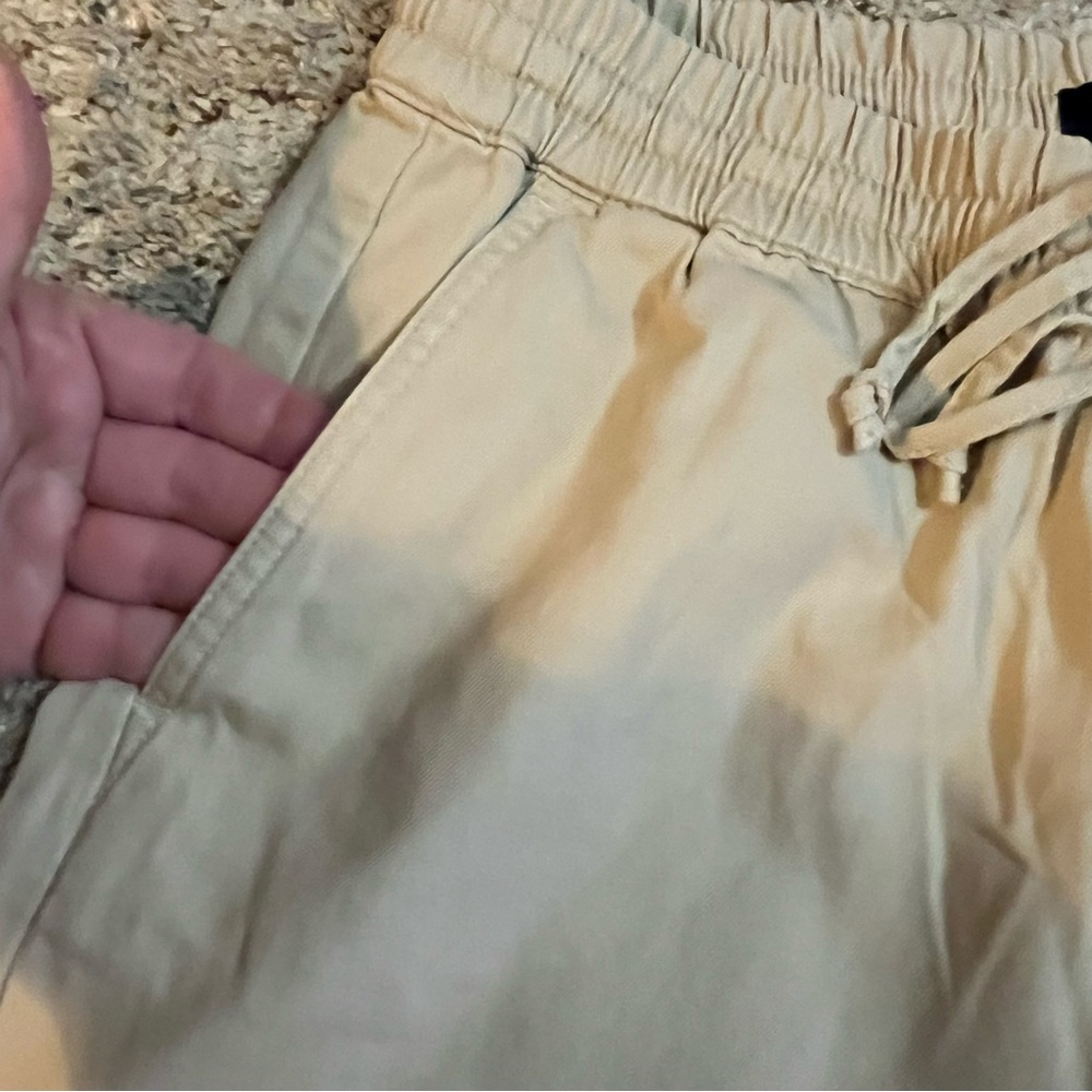J. Crew Khaki Joggers Cotton and Tencel Size 2 NWT - Picture 5 of 10